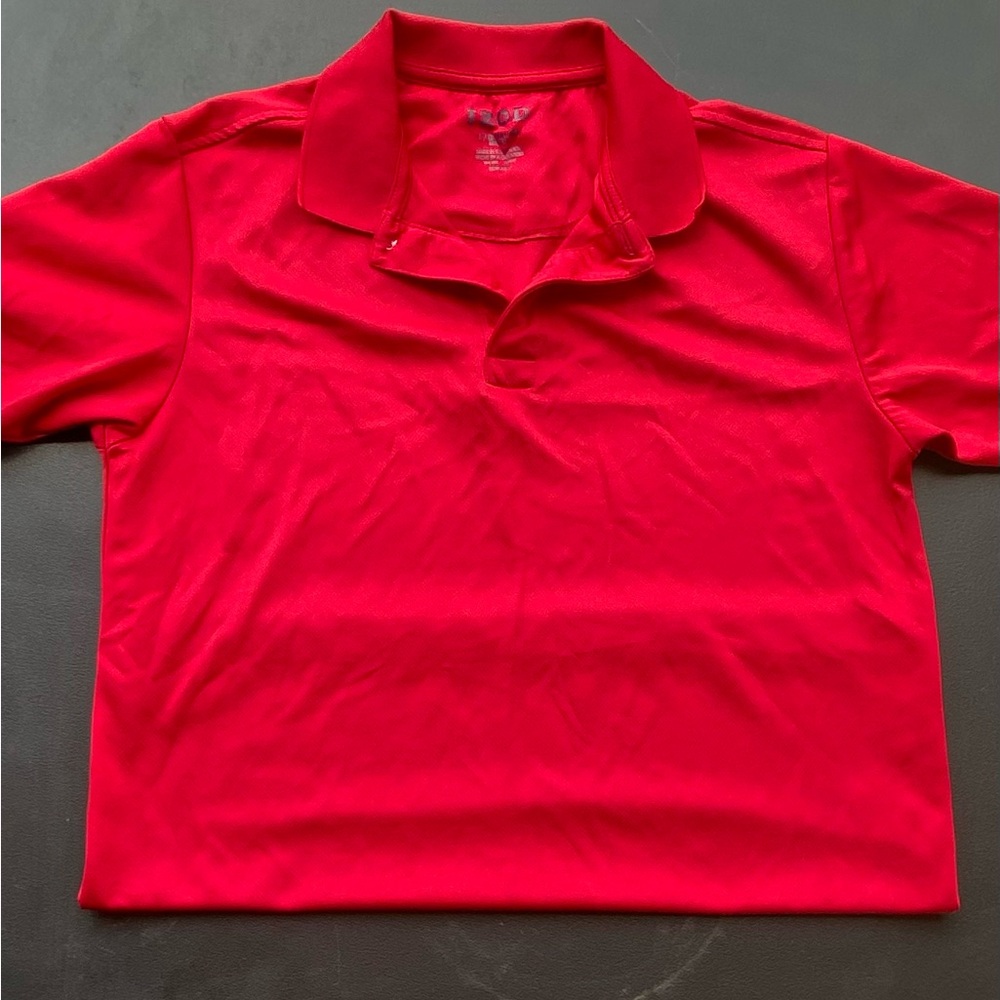 Izod Bright Red Polo Shirt